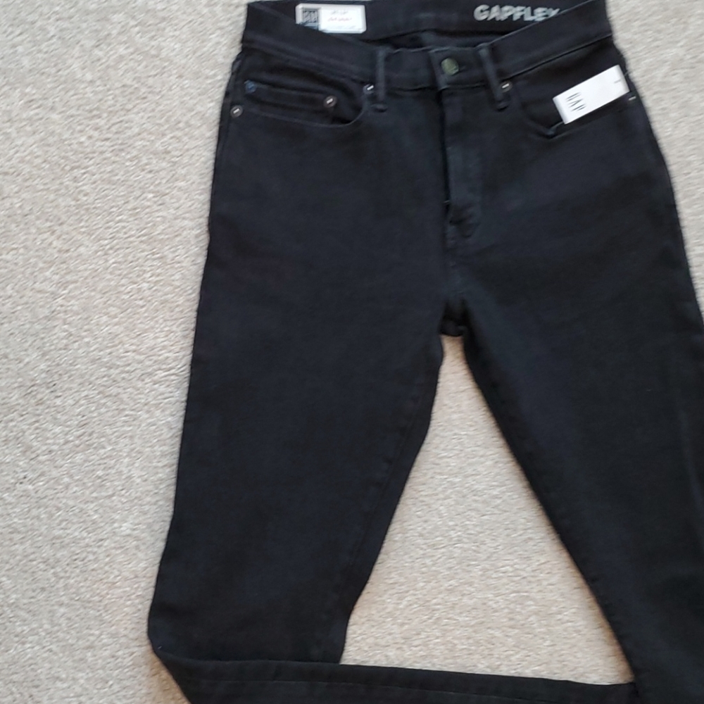 Gapflex max Mens black skinny jeans 30 x 34